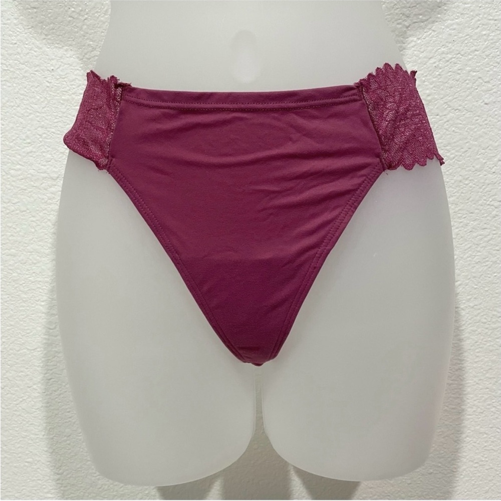 NWT pink victoria secret lace thong panties underwear sexy lingerie